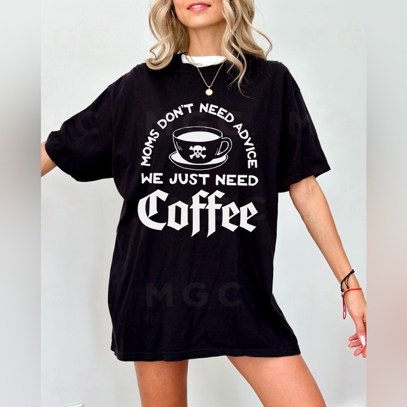 Comfort Colors Mom Needs Coffee Shirt - Picture 6 of 11